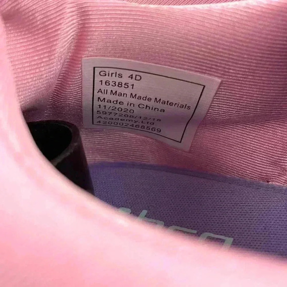 Girls' Pre-School Step Out Slip-On Shoes Sz 4 Pink Sparkle Purple Mesh BCG - Picture 4 of 7